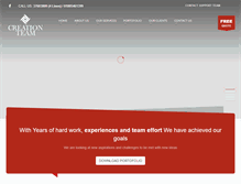 Tablet Screenshot of mail.creationteam.com